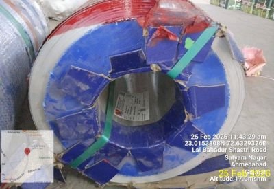 Damaged Stock of Aluminium Coils